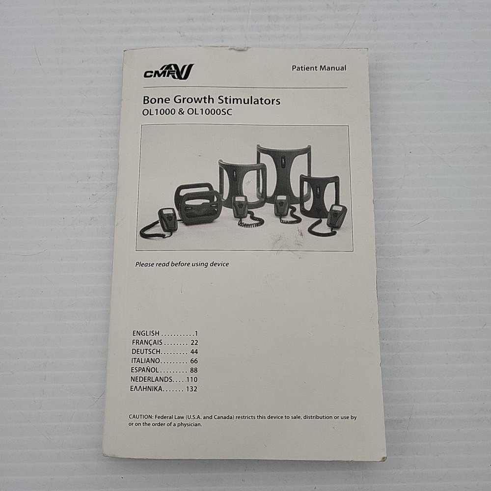 DJO CMF Bone Health Growth & Healing Device‎ Manual